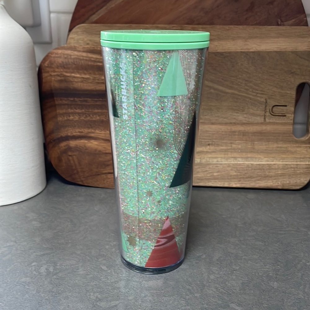 Christmas Trees Starbucks Tumbler